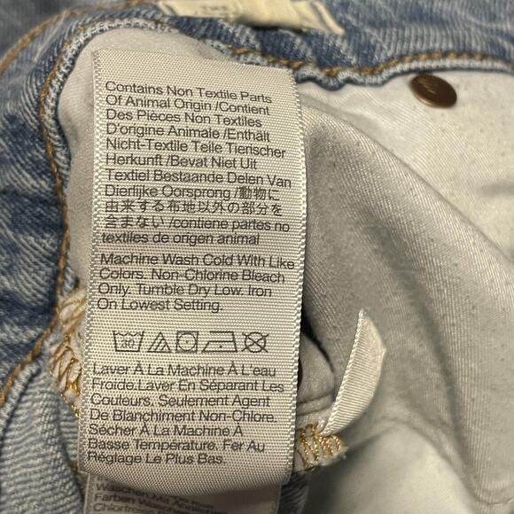 Madewell The Perfect Vintage Jean Womens 27 High Rise Straight Raw Hem Jeans - Picture 10 of 16